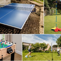 Games Room and Table Tennis and Outdoor Games